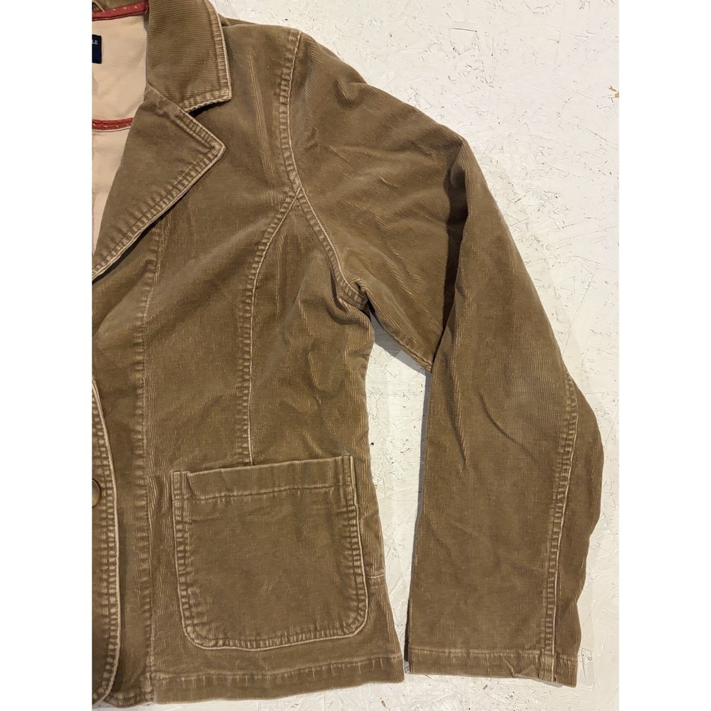 Vintage American Eagle Brown Corduroy Blazer Jacket Size XL Womens Dress - Picture 2 of 9